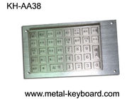 破壊者の証拠のキオスクのキーボードを満たす 38 のキーの険しいステンレス鋼のキーボード