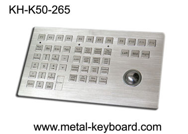 金属、トラック ボールの金属が付いている海洋のキーボードのカスタマイズされたパネルの台紙のキーボード